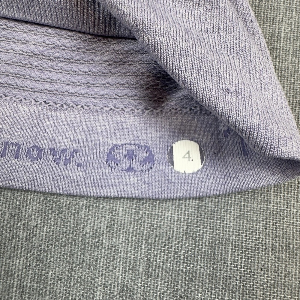 Lululemon Swiftly Tech Long Sleeve Shirt Womens 4 Purple Thumbholes Running Yoga - Picture 8 of 12